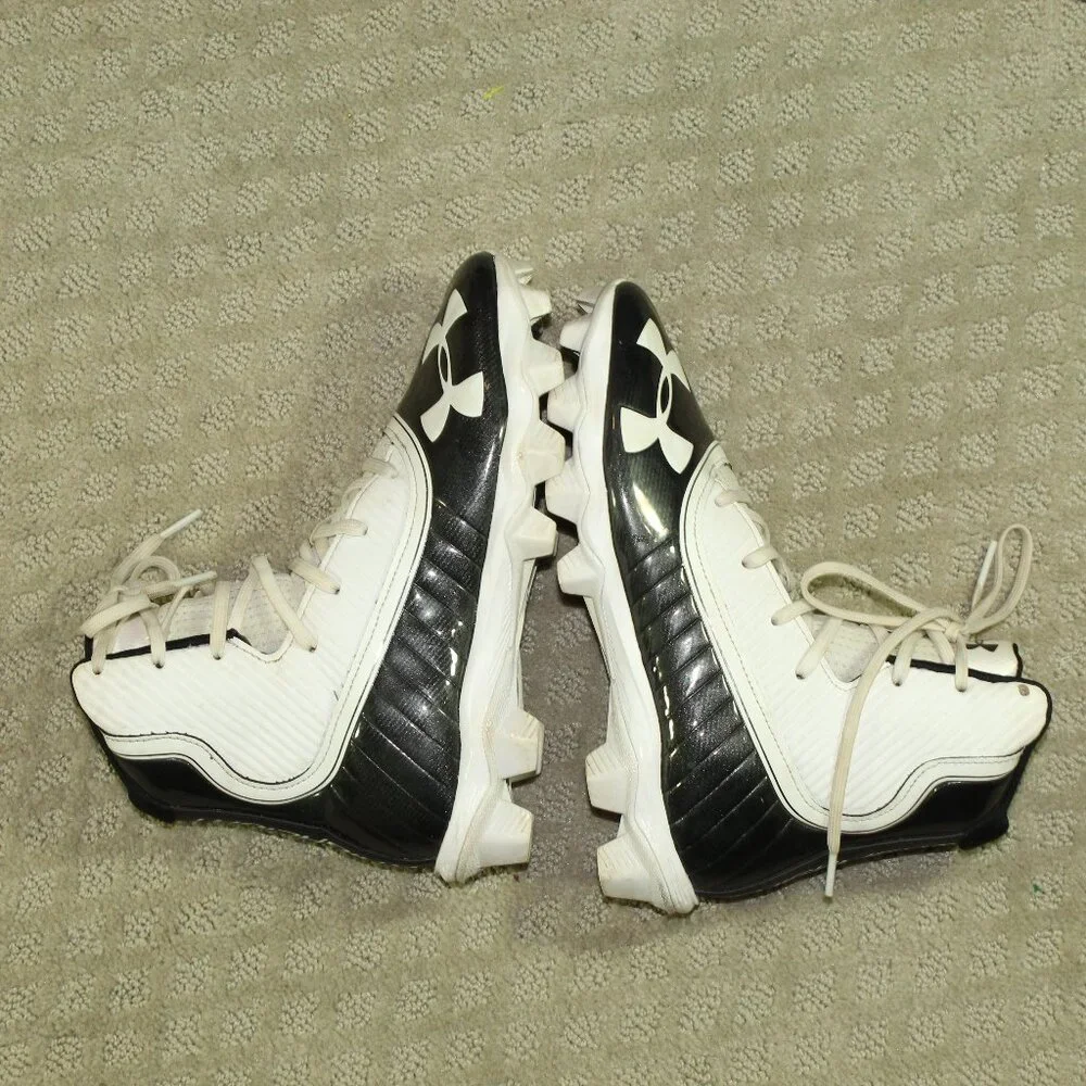 Under Armour Boy’s Youth 5Y Highlight RM JR White Football Cleats 3021201-002